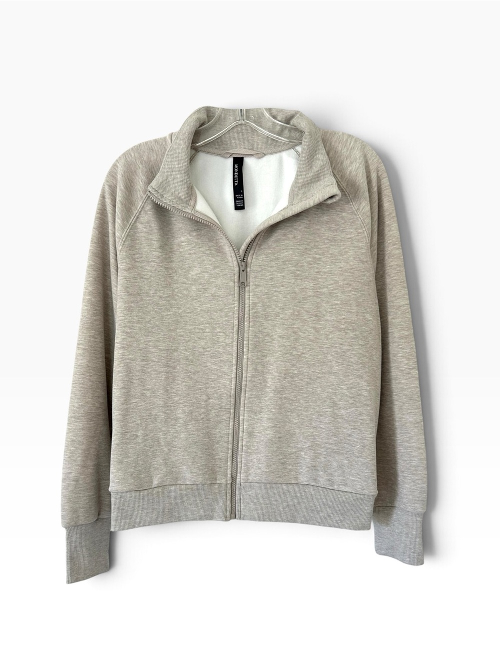 NWOT Light Gray Full-Zip Women's Jacket